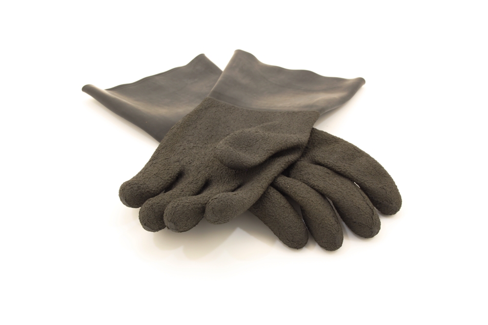 Kubi outer rubber dry gloves