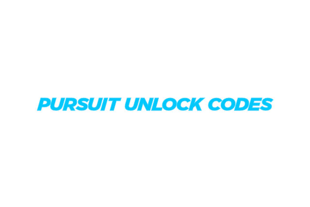Pursuit Unlock Codes