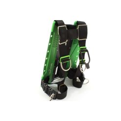 AMX Skeletek back plate (green) with harness and connection system