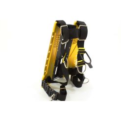 AMX Skeletek back plate (yellow) with harness and connection system