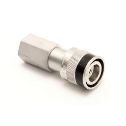Swagelok QC4 Series Female QD Fitting with 1/4" NPT Female Thread - Keyed 1 Black