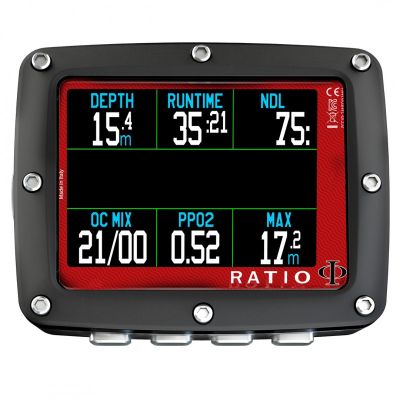 Ratio iX3M 2 TX Easy dive computer front on