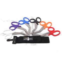 Stainless steel scuba scissors with pouch