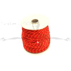 100m Coil Coloured Line Spool - Red & Yellow