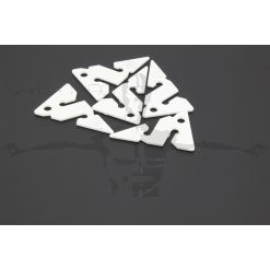 WHITE Apeks Line Arrows with reflectors (PACK OF 5)