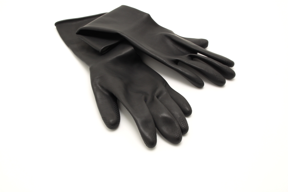 Black Latex Gloves