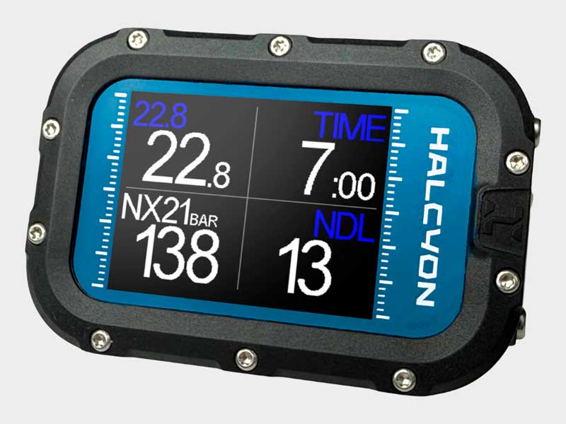 Halcyon handset computer display - normal