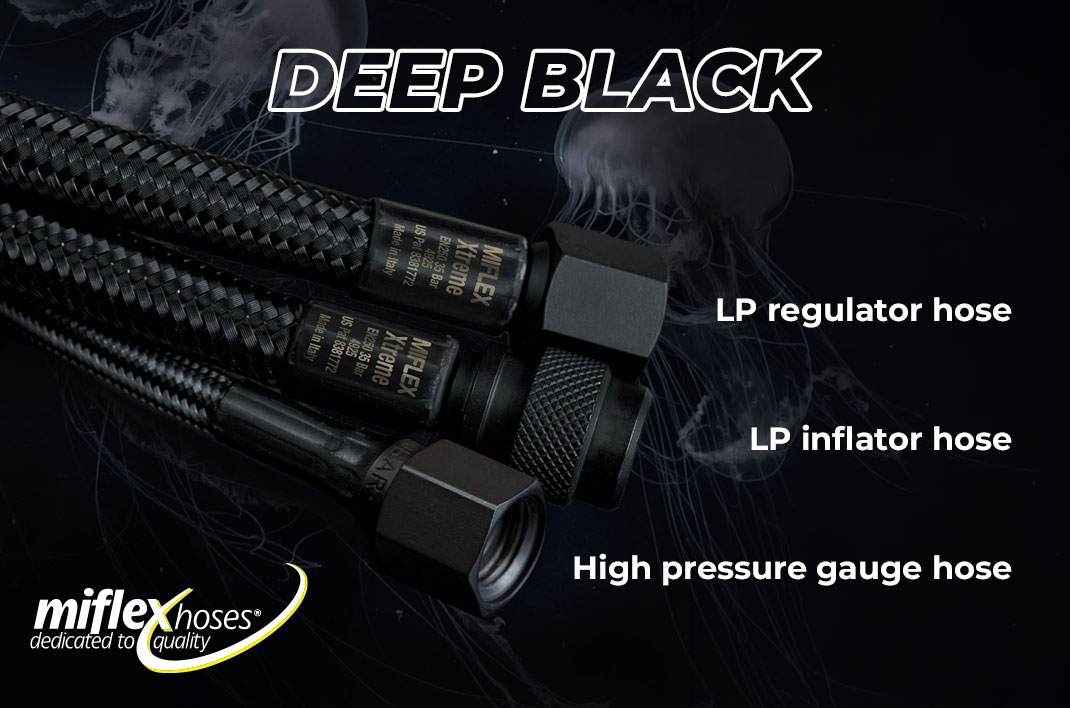 The Deep Black range of hoses from Miflex