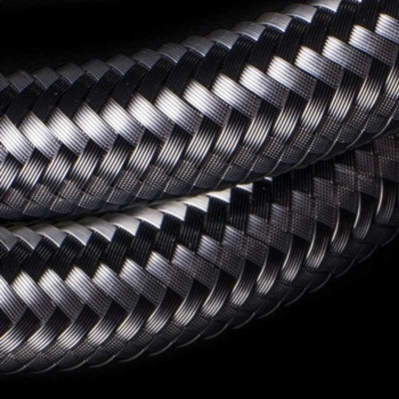 Miflex BCD/inflator low-pressure hose in carbon black