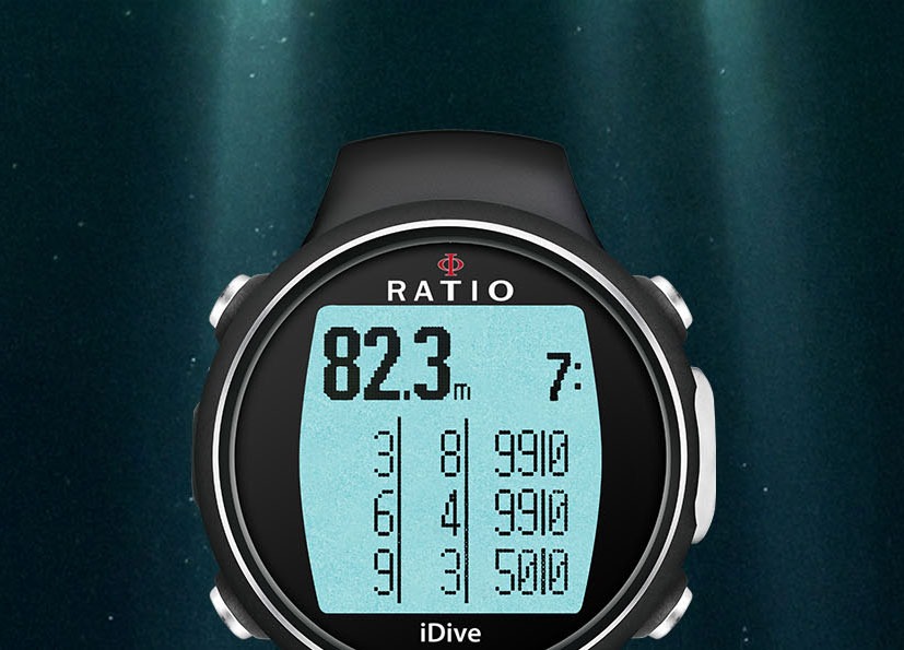 Decompression table underwater